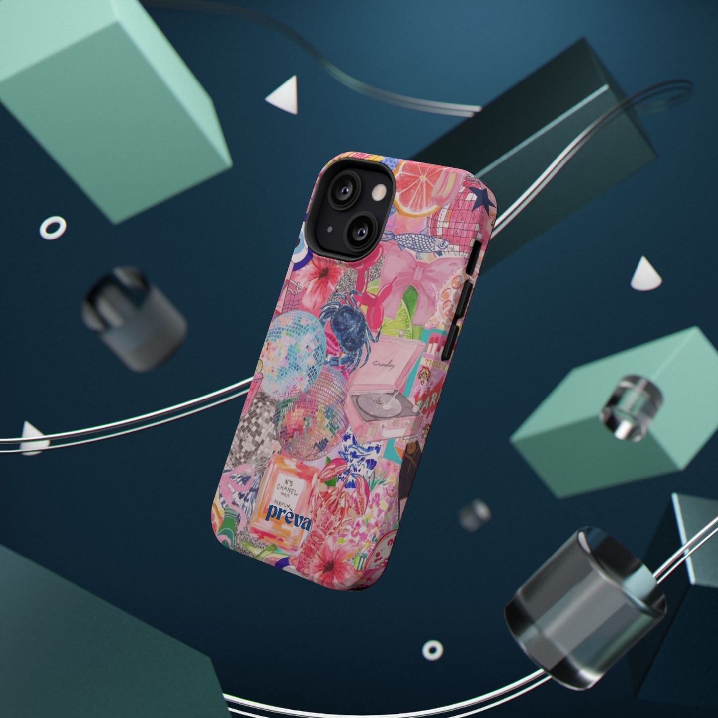 Floral & Pink Collage Phone Case