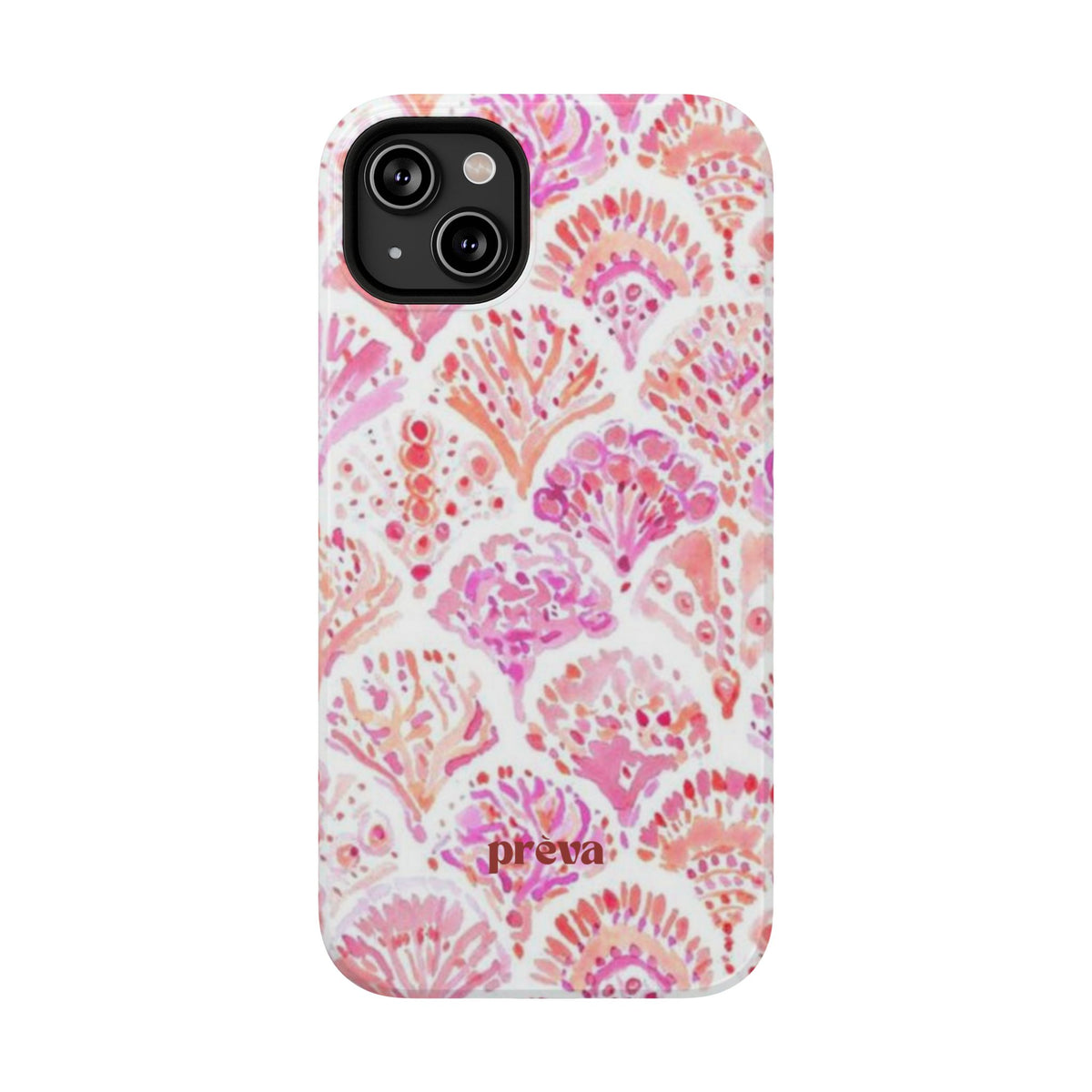 Pink Shell Watercolor Phone Case