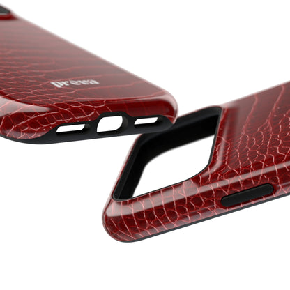 Red Croc Phone Case