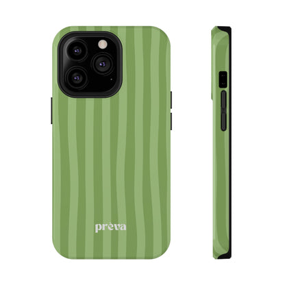 Light Green Stripes Phone Case