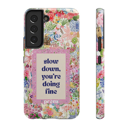 Slow Down Flowers x notsoken Phone Case