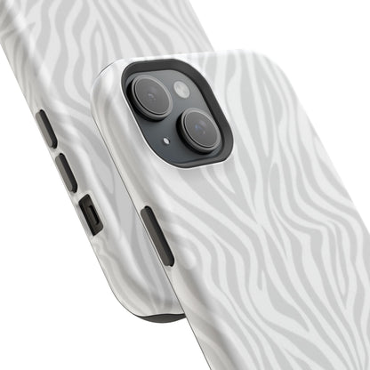 Zebra White Wave Phone Case