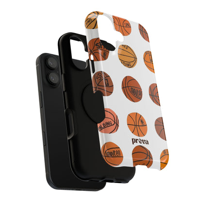 White Basketball Phone Case