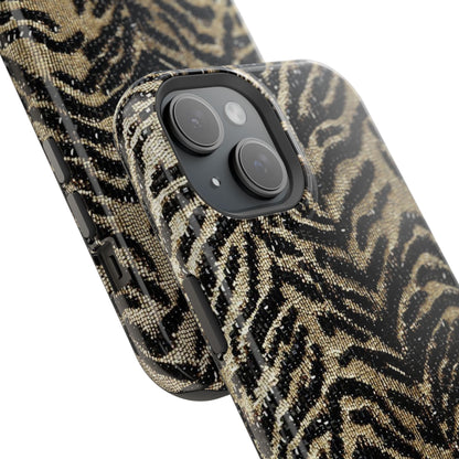 Phone Case — Impact‑Resistant Tiger Print Rug Texture