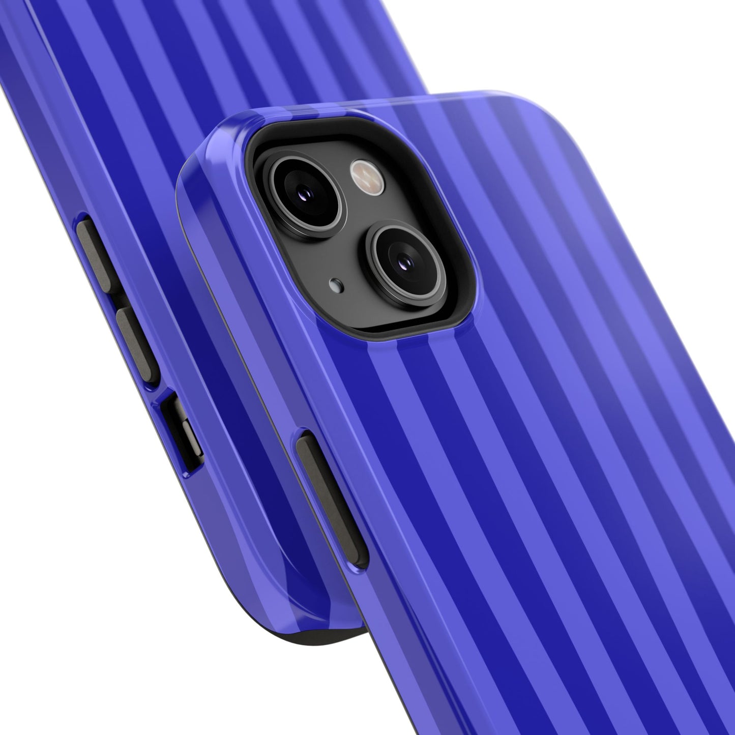 Neon Blue Stripes Phone Case