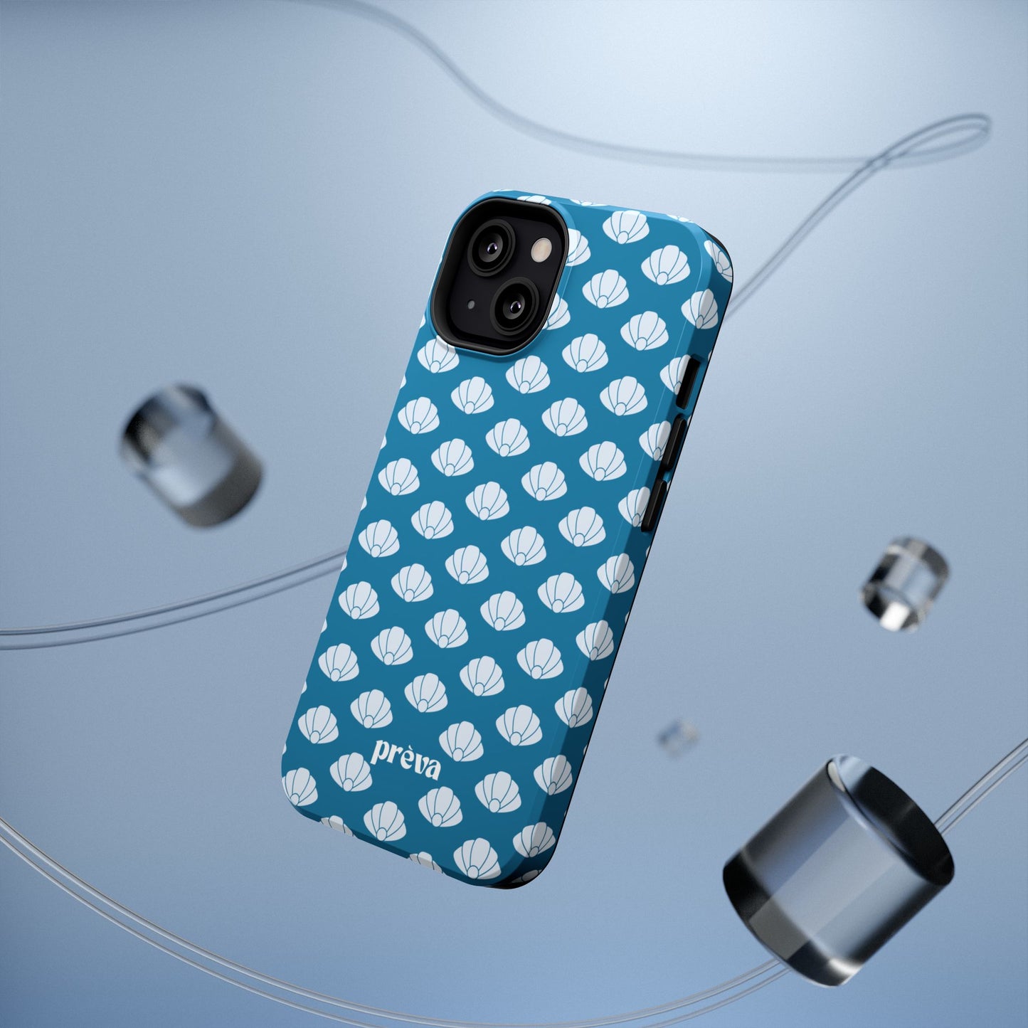 Shellfull teal Phone Case