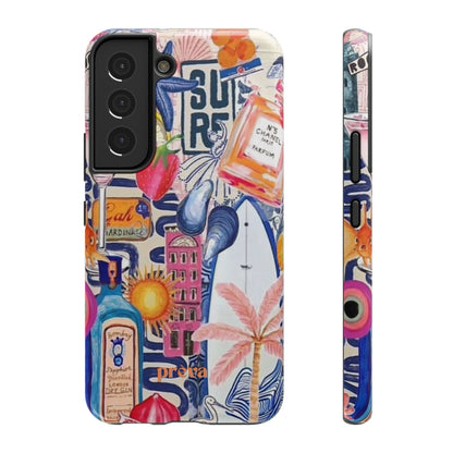 Tropical Beach Collage Phone Case