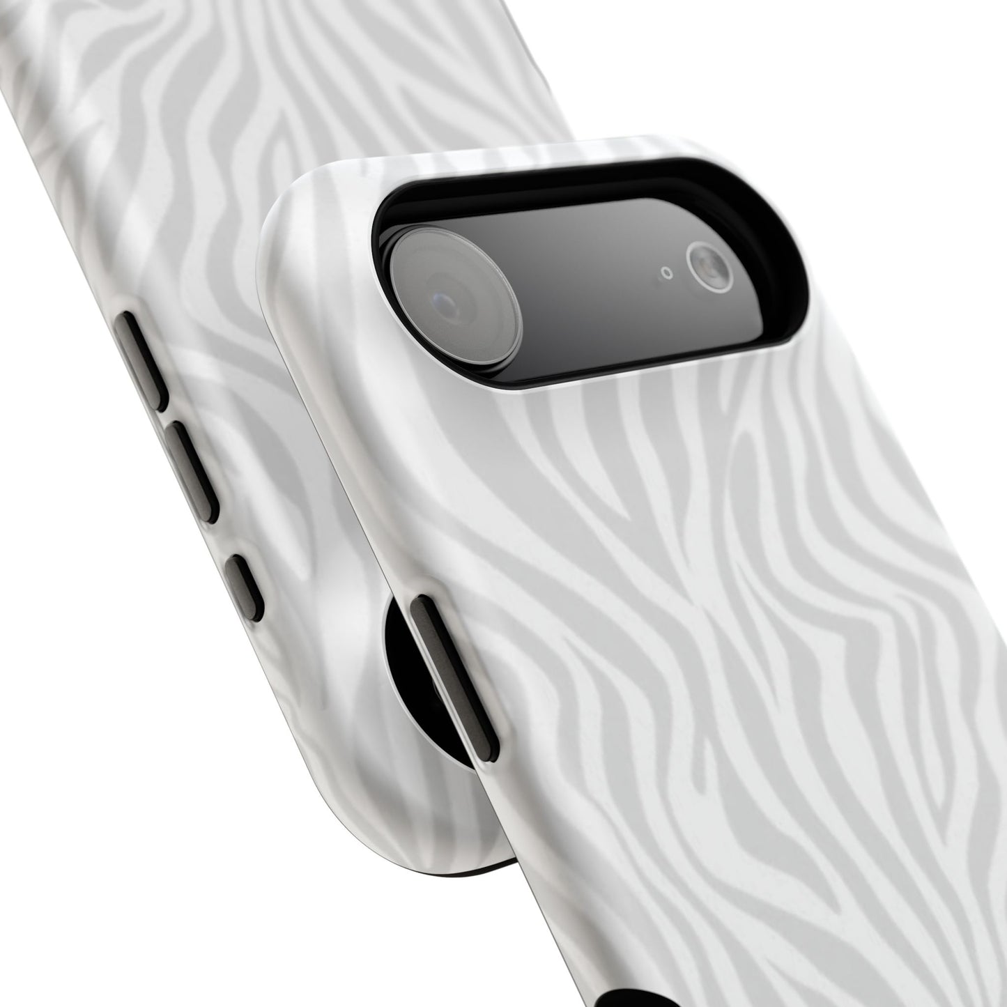 Zebra White Wave Phone Case