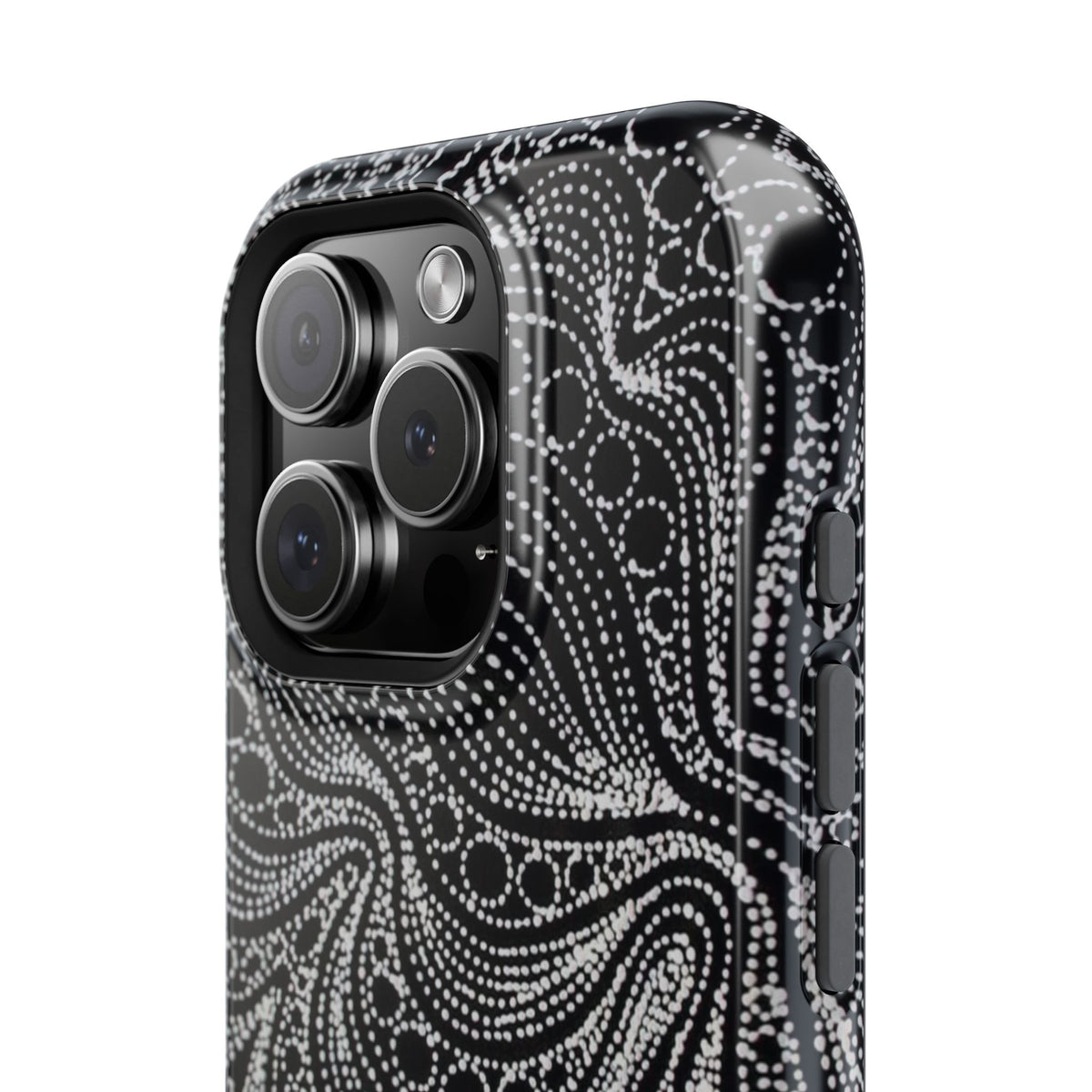Abstract Midnight Lace Phone Case
