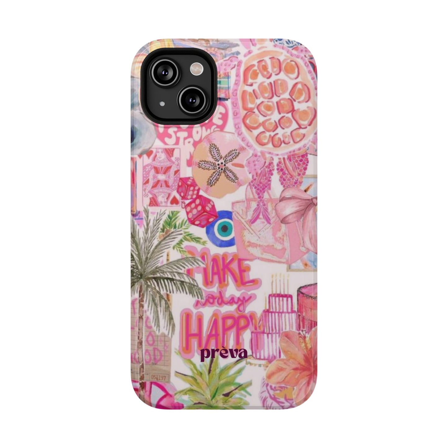 Pink Tropical Collage Phone Case