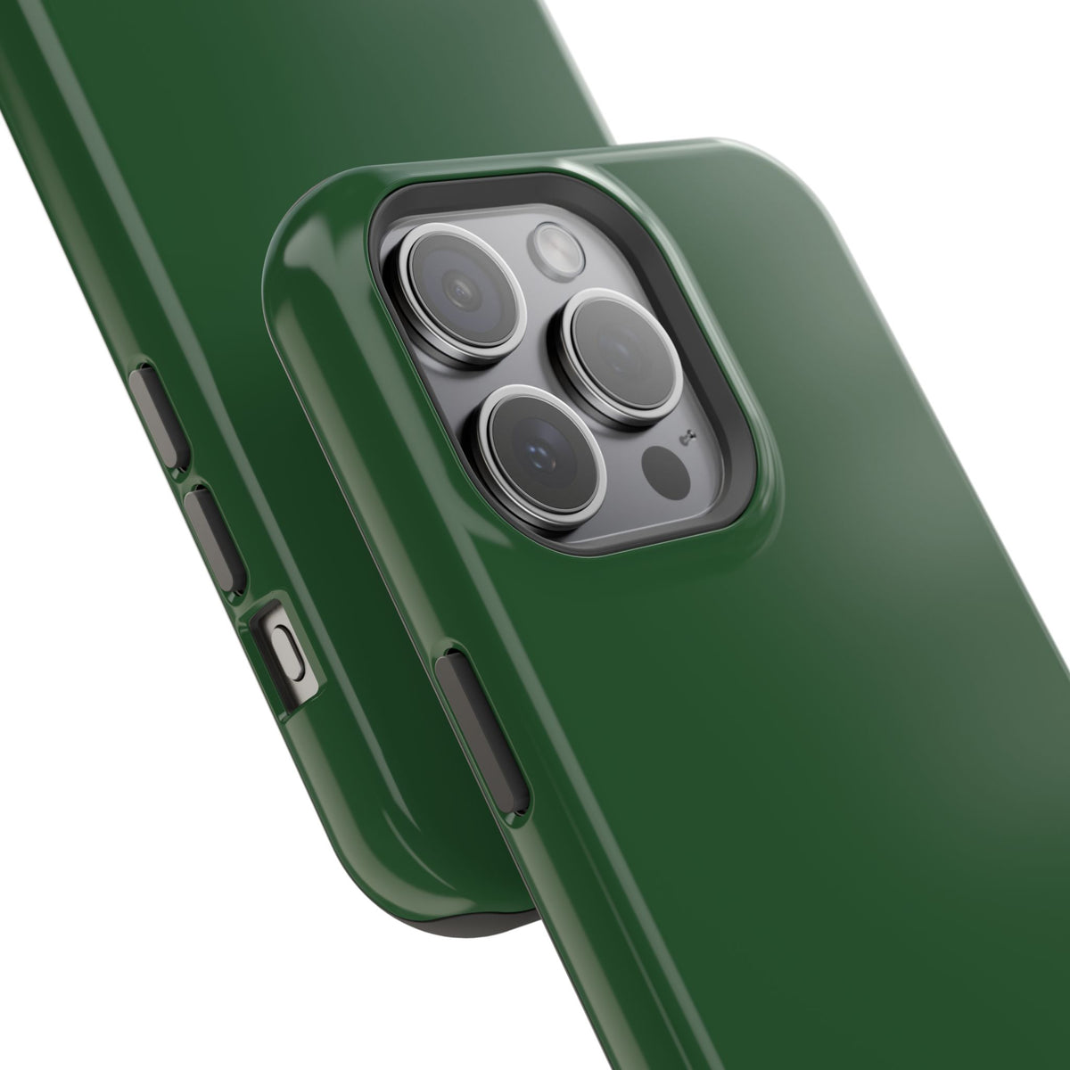 Impact-Resistant Phone Case — Forest Green Slim Armor