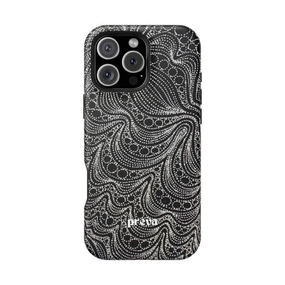 Abstract Midnight Lace Phone Case