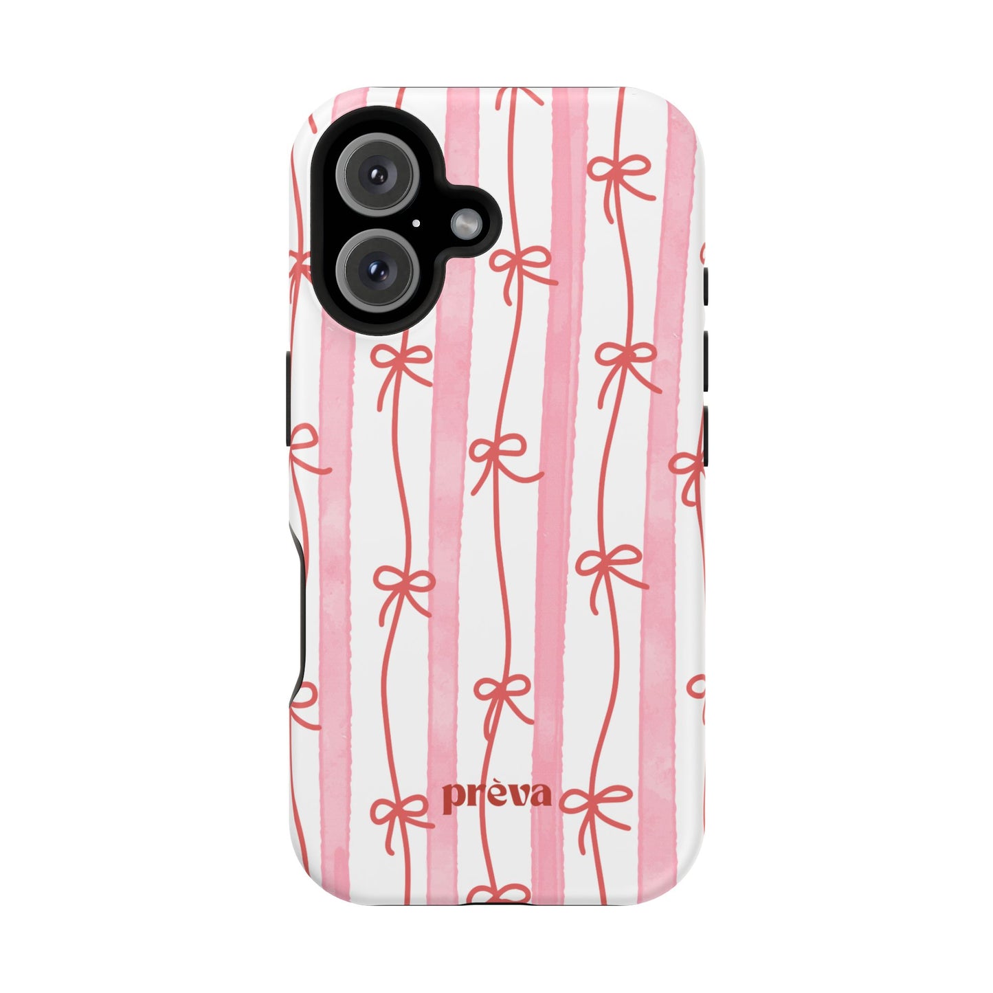 Pink Bow Chain Phone Case