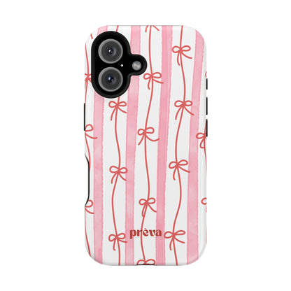Pink Bow Chain Phone Case