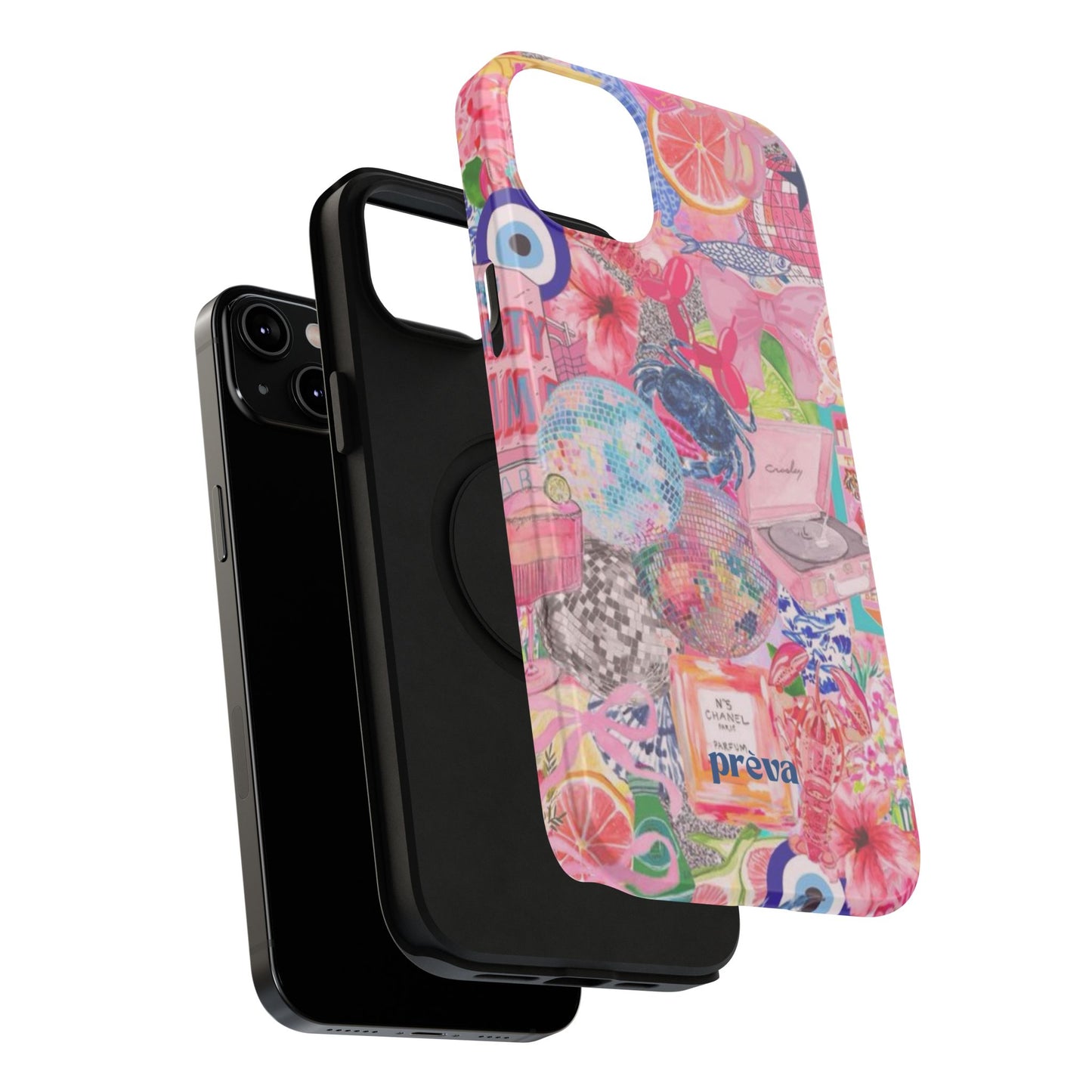 Floral & Pink Collage Phone Case