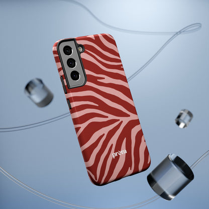Red Zebra Phone Case