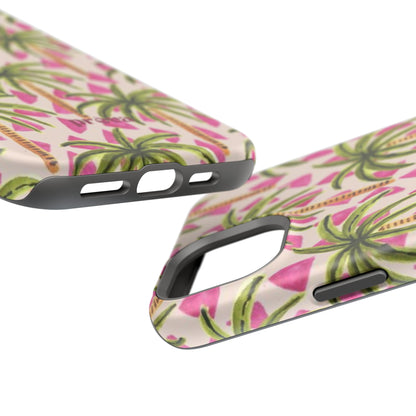 Phone Case — Pink Palm Tree Impact-Resistant Protector