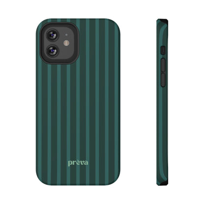 Striped Green Phone Case