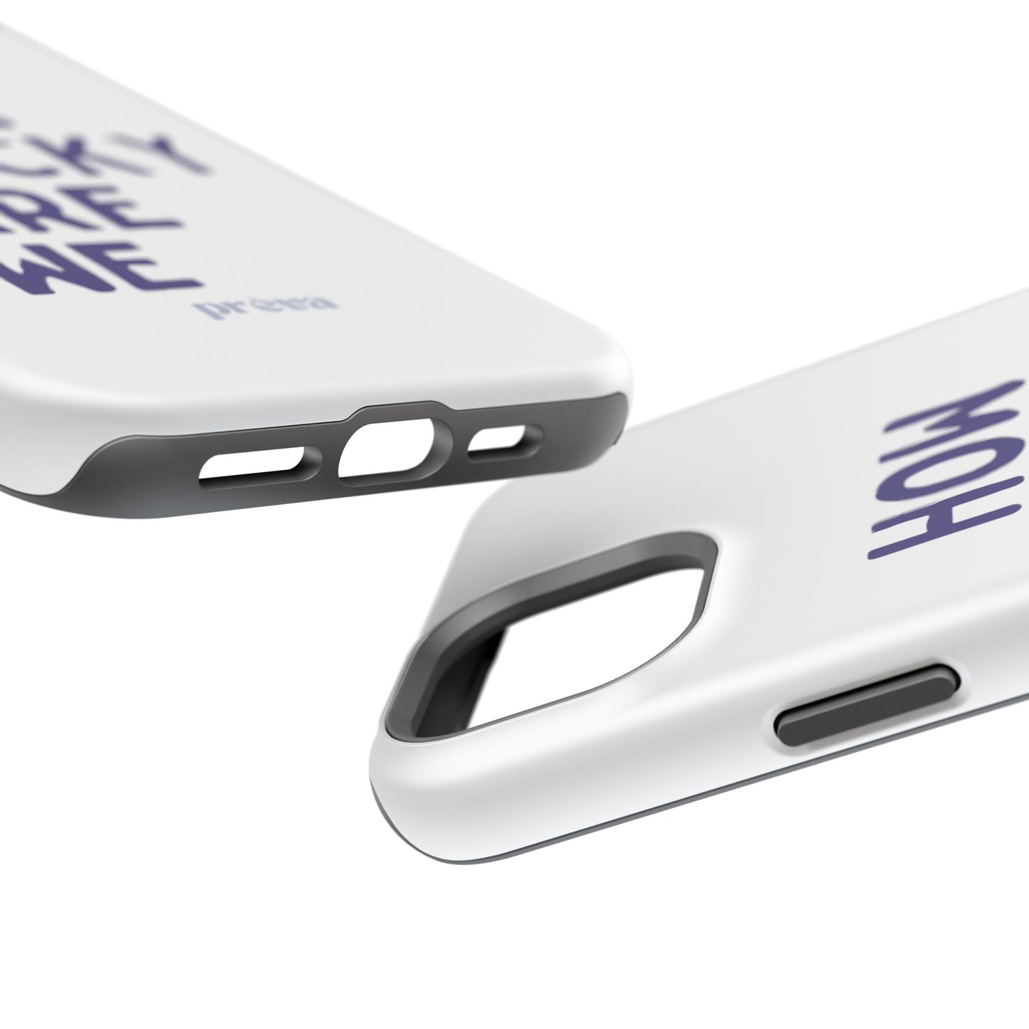 How Lucky Are We White Phone Case