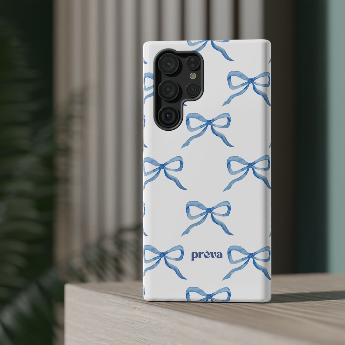 Blue Bow Phone Case
