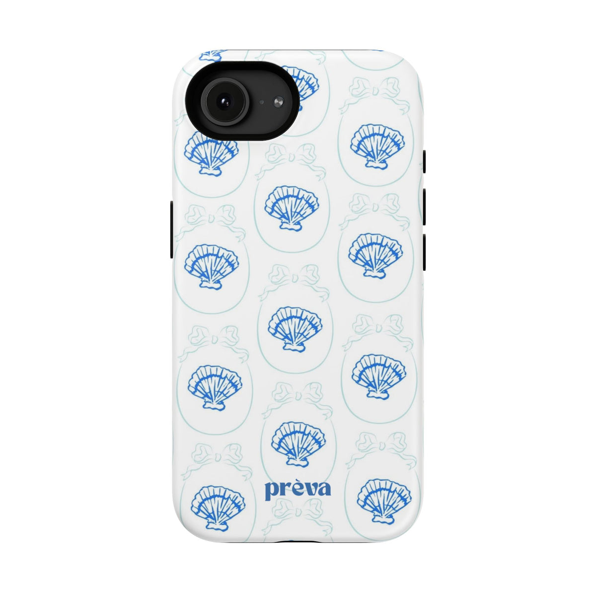 Fancy Teal Shell Phone Case