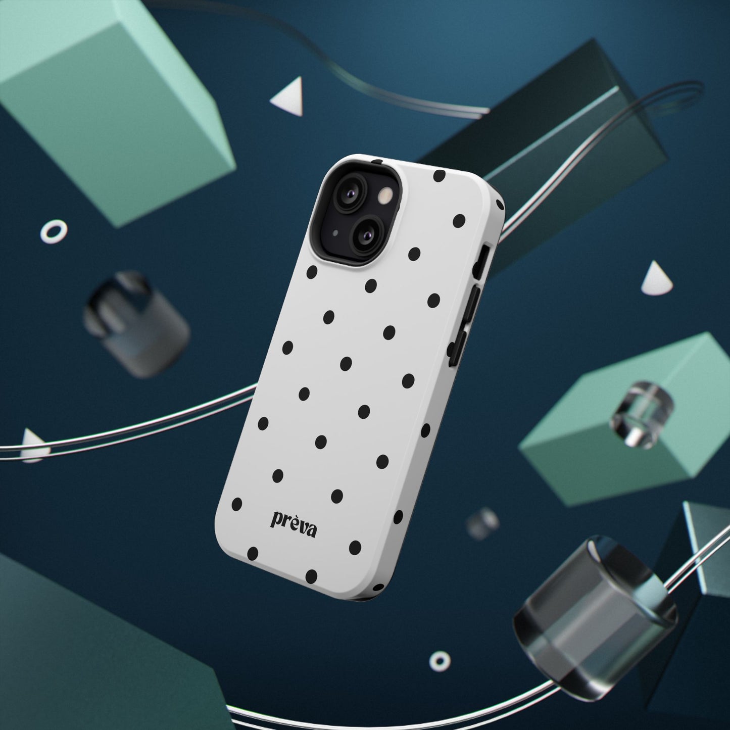 B&W polka dots Phone Case
