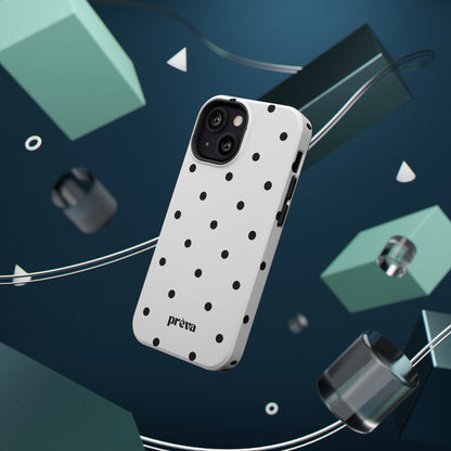 B&W polka dots Phone Case