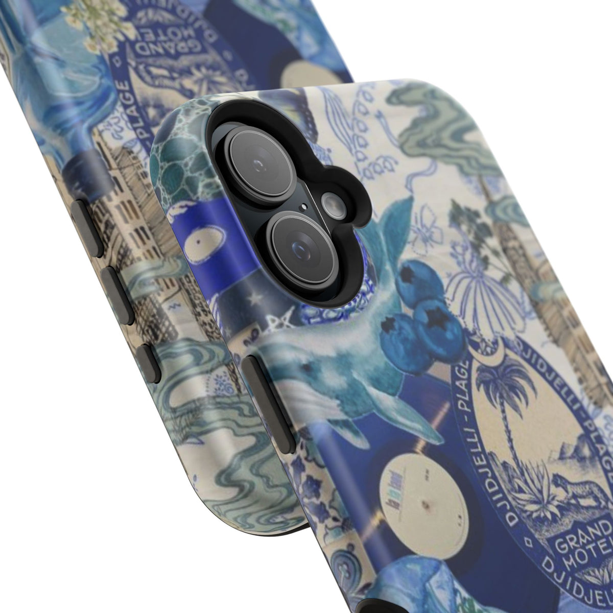 Blue Night Collage Phone Case