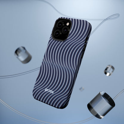 Wavy Navy Phone Case