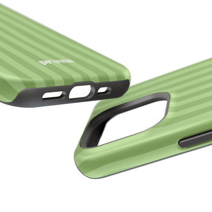 Light Green Stripes Phone Case