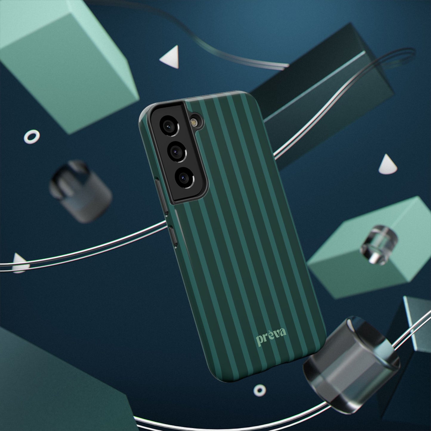 Striped Green Phone Case