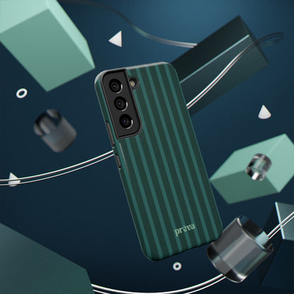 Striped Green Phone Case