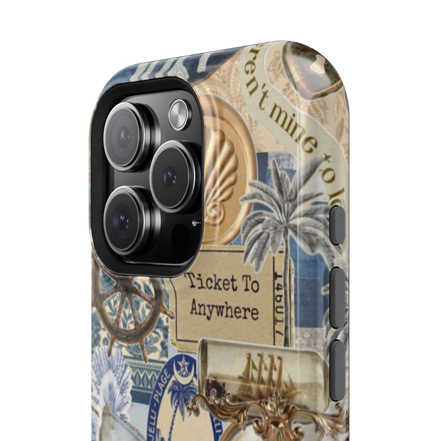 Neutral Travel Collage Phone Case