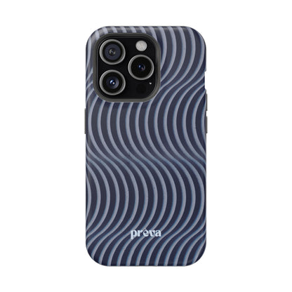 Wavy Navy Phone Case
