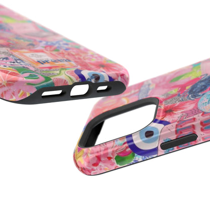 Floral & Pink Collage Phone Case