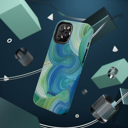 Swirling Ocean Impact-Resistant Phone Case
