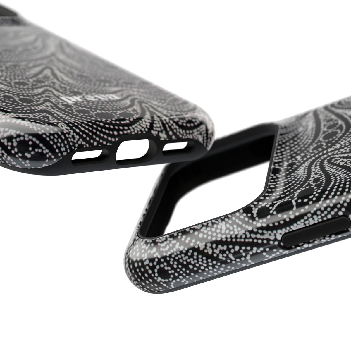 Abstract Midnight Lace Phone Case