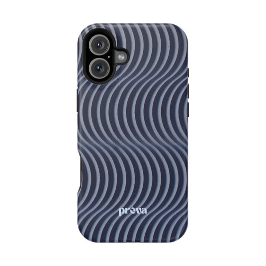 Wavy Navy Phone Case