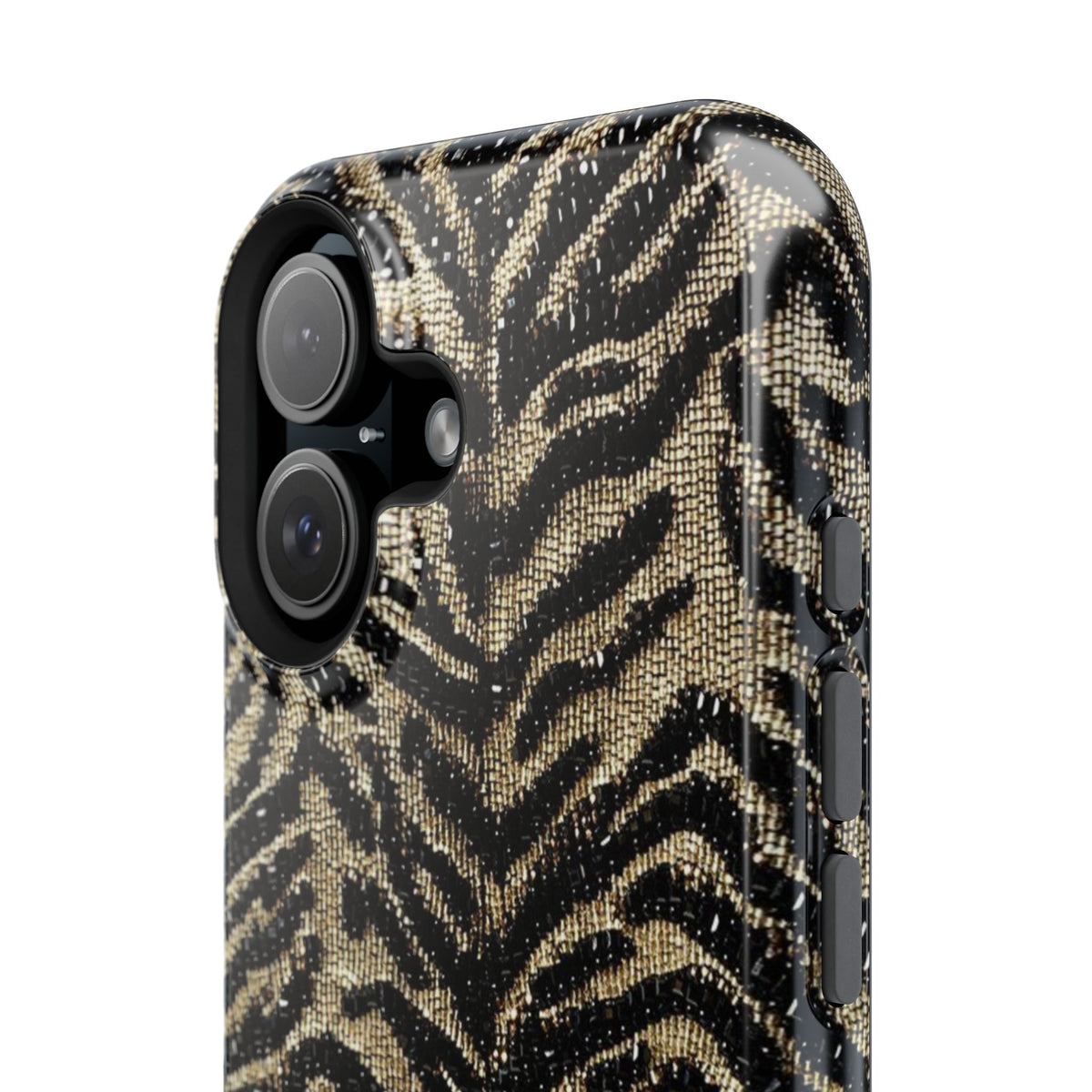 Phone Case — Impact‑Resistant Tiger Print Rug Texture
