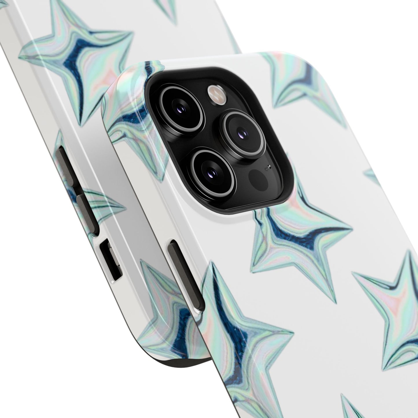 White Starburst Phone Case