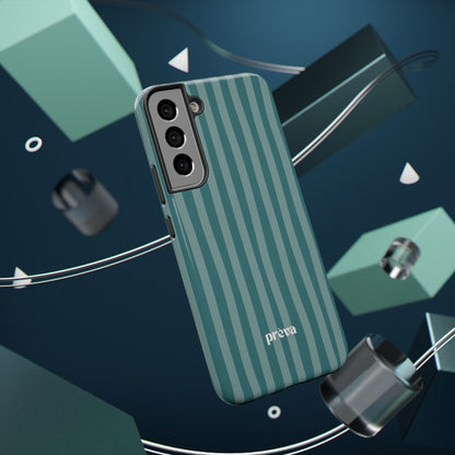 Striped Teal Phone Case