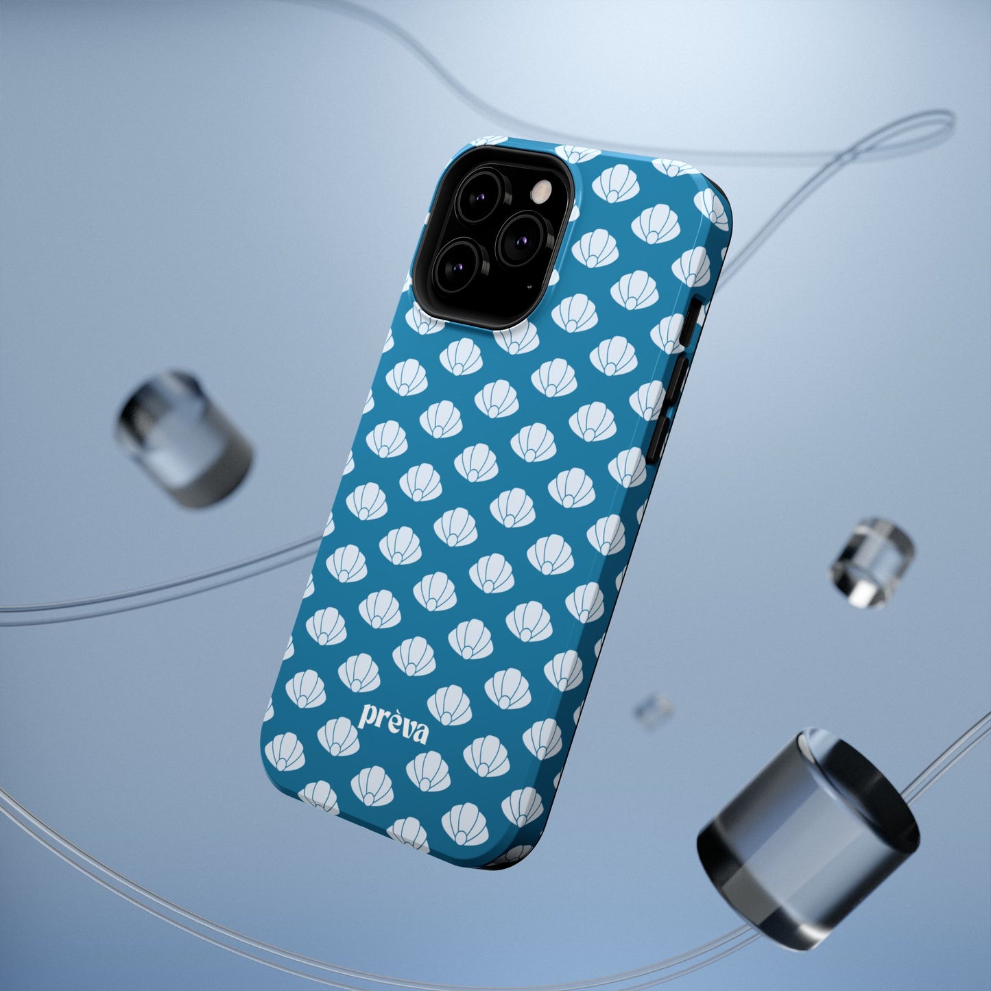 Shellfull teal Phone Case