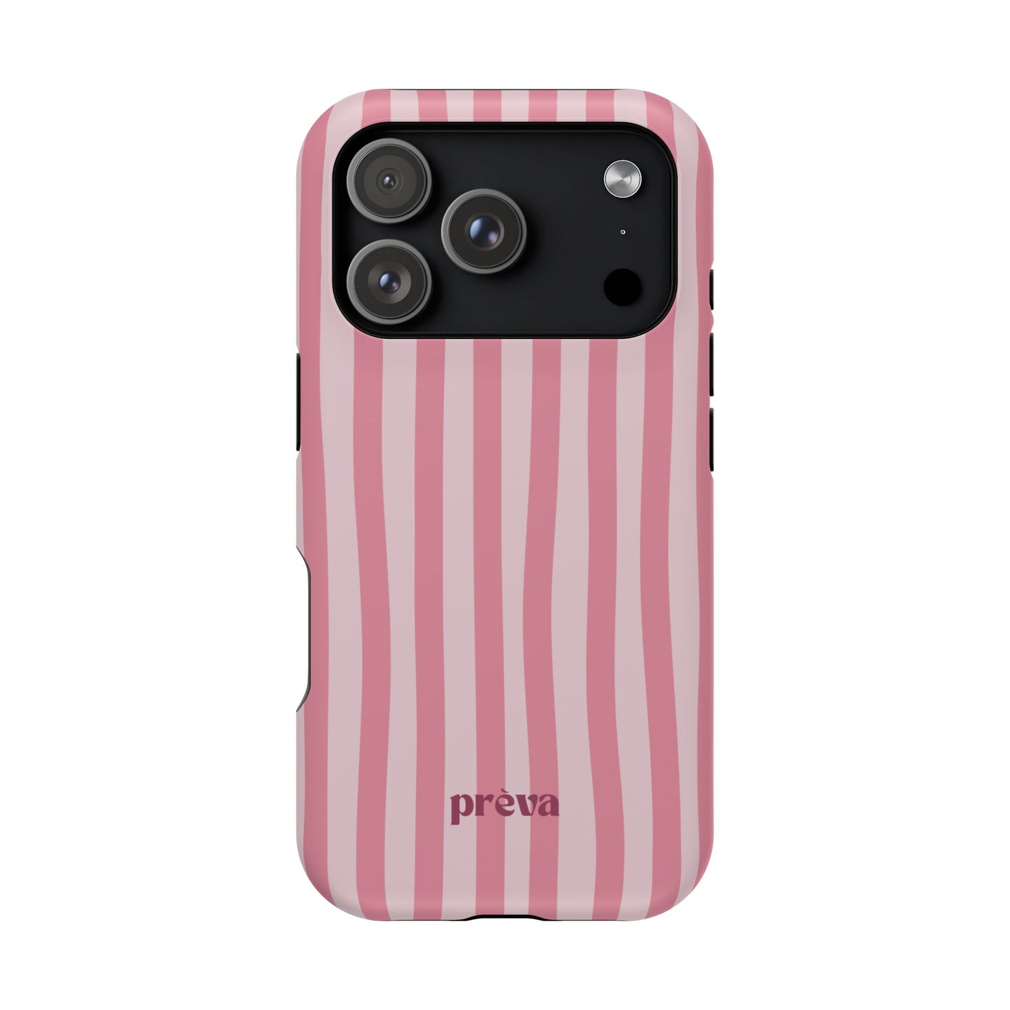 Pink Striped Phone Case