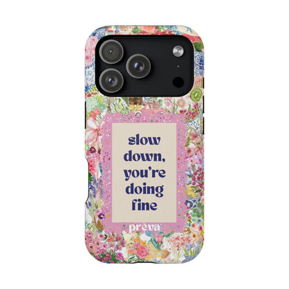 Slow Down Flowers x notsoken Phone Case