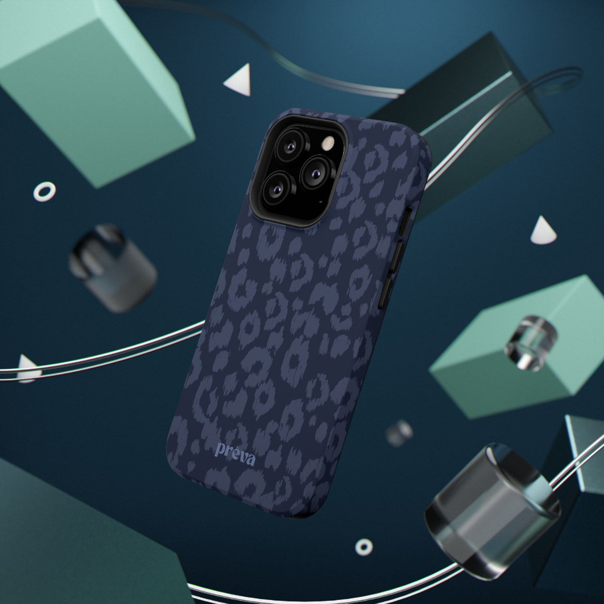 Navy Leopard  Phone Case