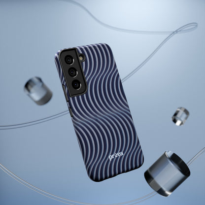 Wavy Navy Phone Case