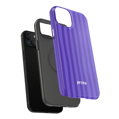 Dark Purple Stripes Phone Case