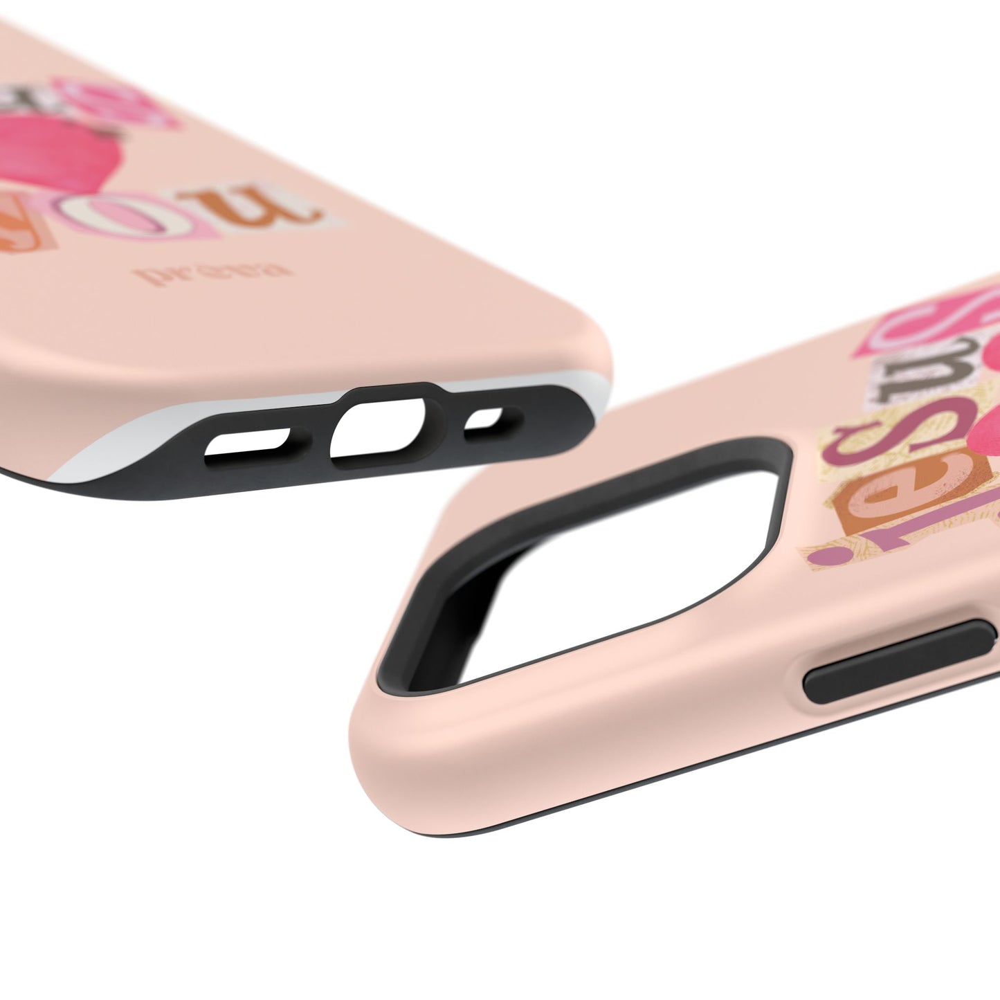 Pink Jesus Loves You Phone Case