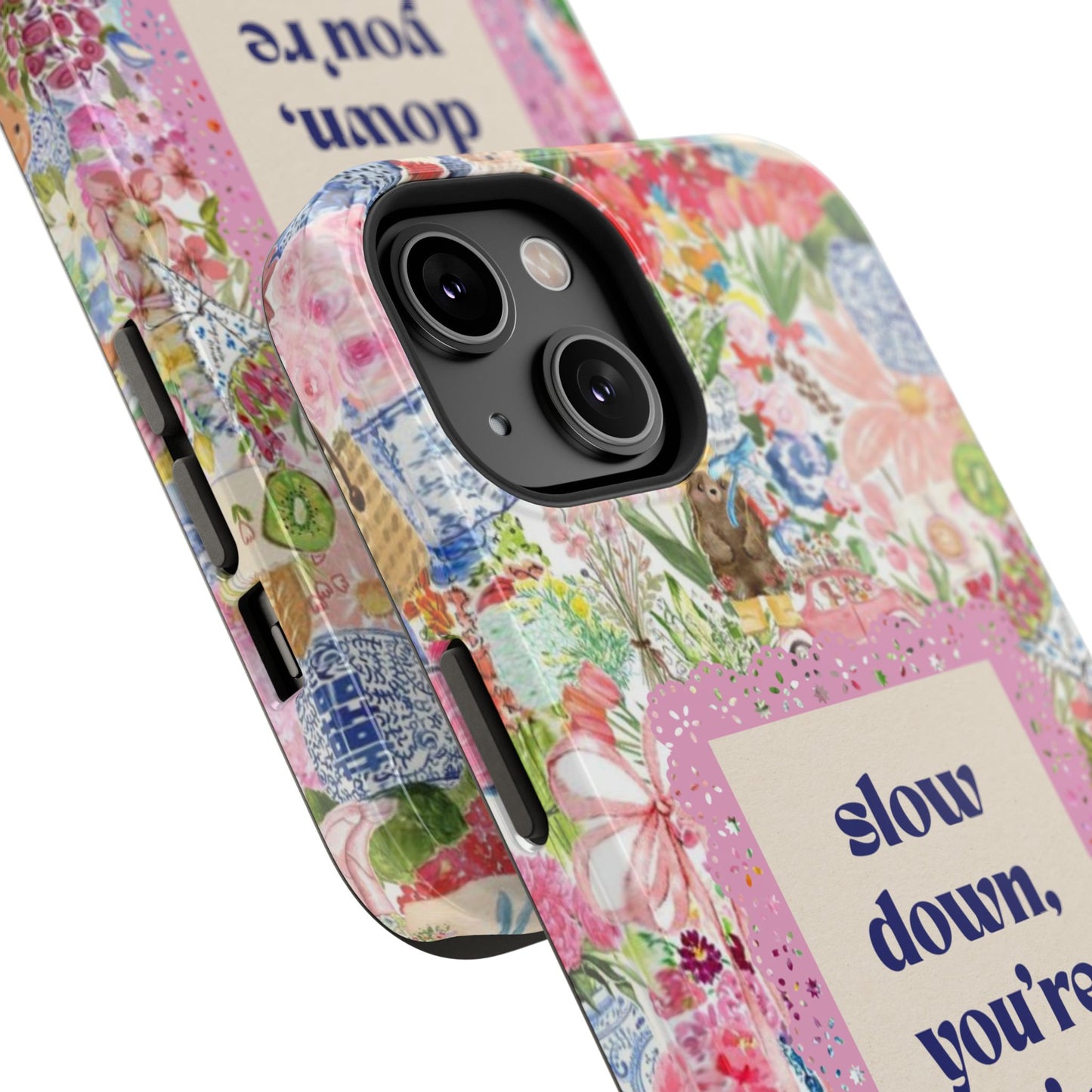 Slow Down Flowers x notsoken Phone Case