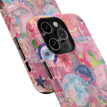 Floral & Pink Collage Phone Case